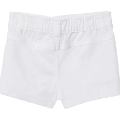 Baby & Toddler Girls White Twill Shorts
