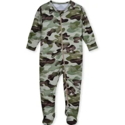 Baby & Toddler Hide & Seek Camo Buttery Soft Viscose Made from Eucalyptus Snug Fit Footed Pajamas