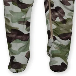 Baby & Toddler Hide & Seek Camo Buttery Soft Viscose Made from Eucalyptus Snug Fit Footed Pajamas