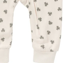 Baby & Toddler Neutral Beige Shamrock Snug Fitting Footless Hacci Pajamas