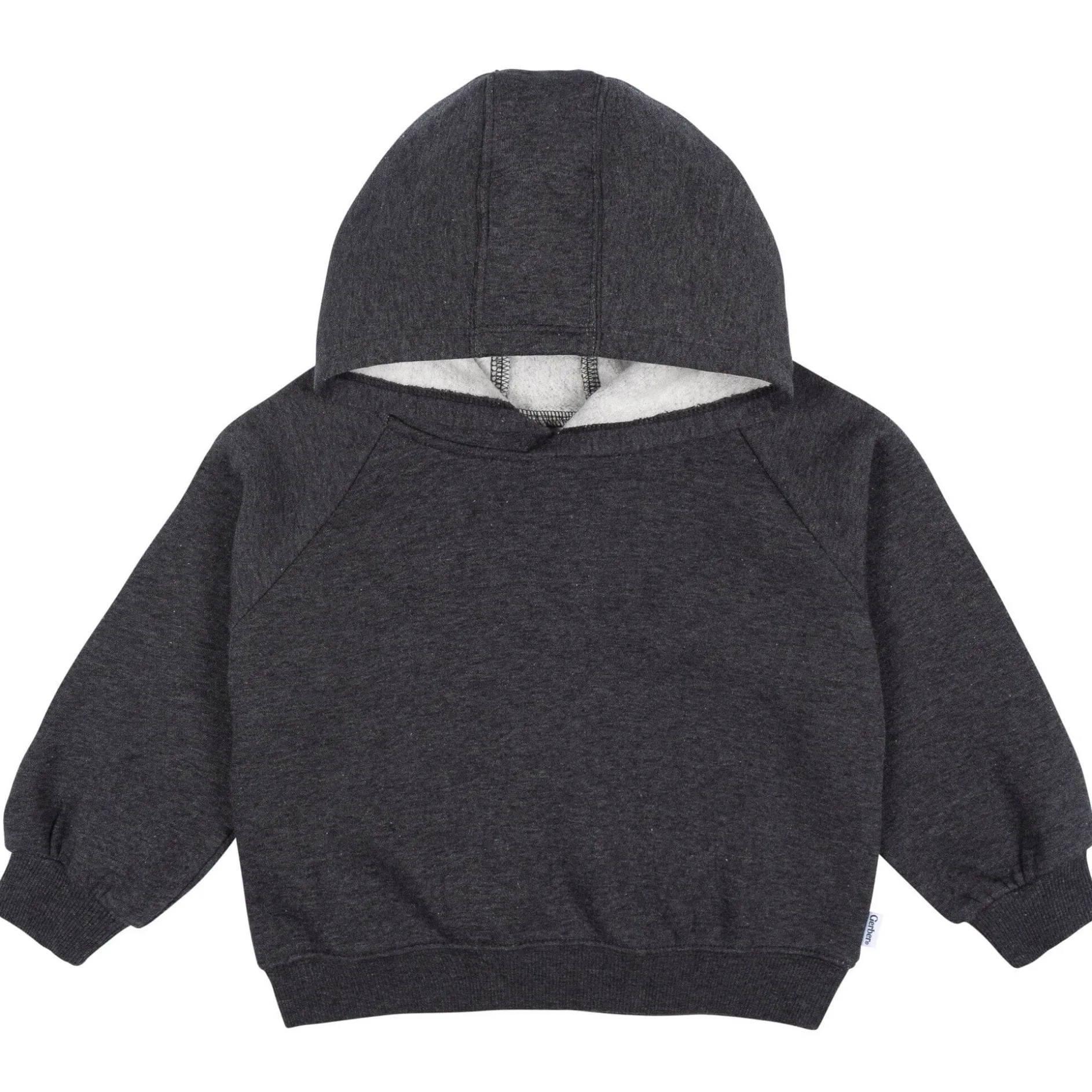 Baby & Toddler Neutral Charcoal Heather Pullover Hooded Sweatshirt