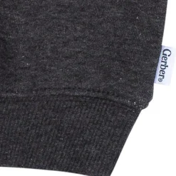 Baby & Toddler Neutral Charcoal Heather Pullover Hooded Sweatshirt