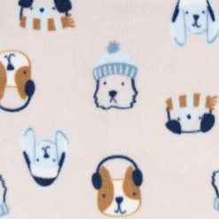 Baby & Toddler Neutral Dogs Footed Fleece Pajamas