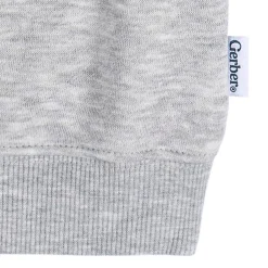 Baby & Toddler Neutral Gray Heather Crewneck Sweatshirt
