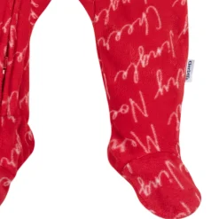 Baby & Toddler Neutral Merry MISPRINT Footed Fleece Pajamas