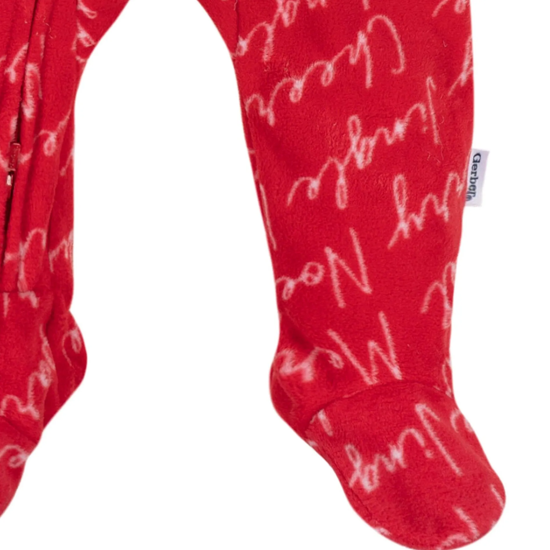 Baby & Toddler Neutral Merry MISPRINT Footed Fleece Pajamas