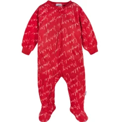 Baby & Toddler Neutral Merry MISPRINT Footed Fleece Pajamas