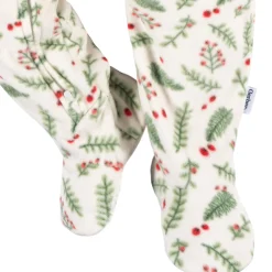 Baby & Toddler Neutral Mistletoe Footed Fleece Pajamas