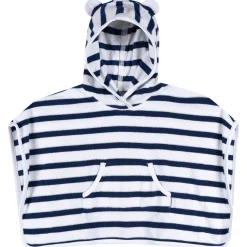 Baby & Toddler Neutral Navy Stripe Hooded Swim Coverup