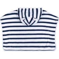 Baby & Toddler Neutral Navy Stripe Hooded Swim Coverup