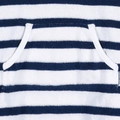 Baby & Toddler Neutral Navy Stripe Hooded Swim Coverup