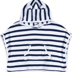Baby & Toddler Neutral Navy Stripe Hooded Swim Coverup