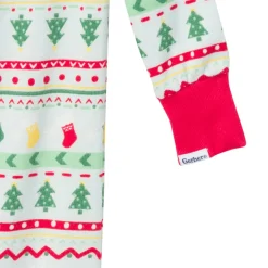 Baby & Toddler Neutral Oh What Fun Fair Isle Hacci Snug Fit Footed Pajamas