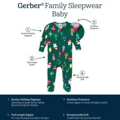 Baby & Toddler Neutral Ornaments Snug Fit Footed Pajamas