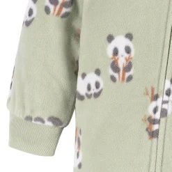 Baby & Toddler Neutral Pandas Footed Fleece Pajamas
