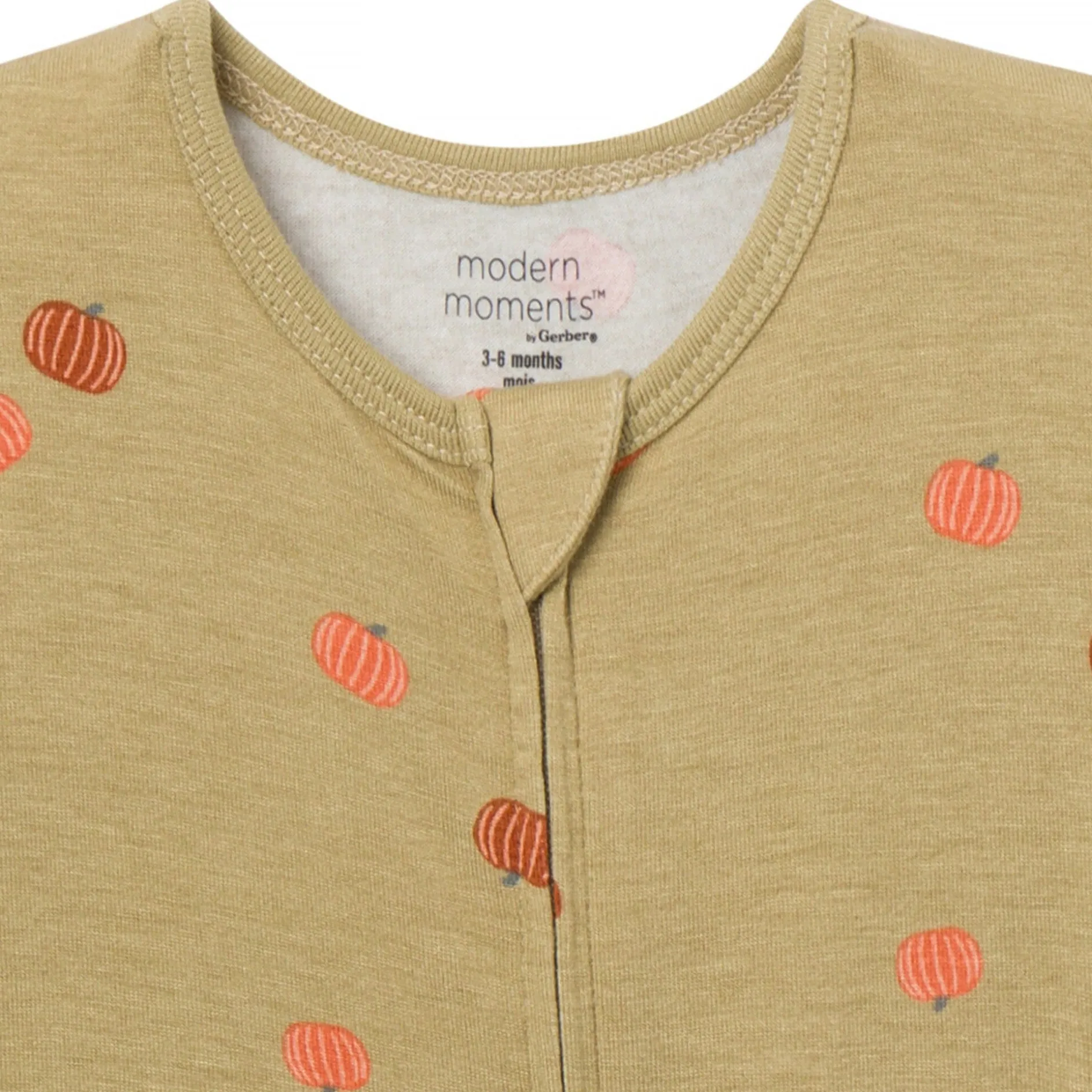 Baby & Toddler Neutral Pumpkin Patch Viscose Snug Fit Footless Pajamas