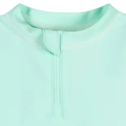 Baby & Toddler Neutral UPF 50+ Green Half Zip Rash Guard