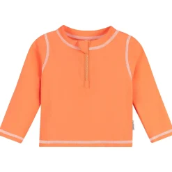 Baby & Toddler Neutral UPF 50+ Melon Orange Half Zip Rash Guard
