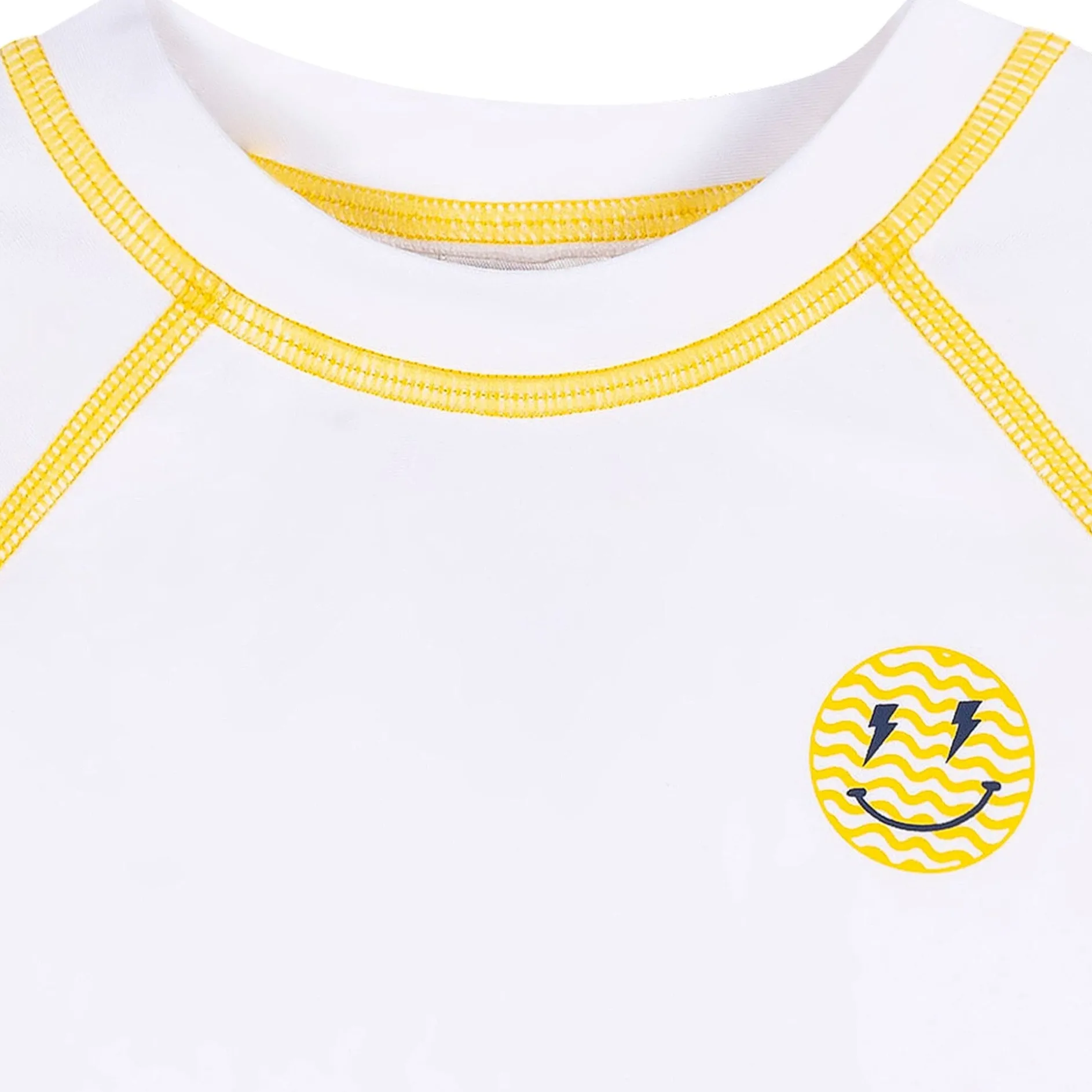 Baby & Toddler Neutral UPF 50+ Smiley Face Rash Guard