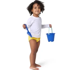 Baby & Toddler Neutral UPF 50+ White Rash Guard