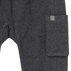 Boys Charcoal Gray Cargo Pocket Sweatpants