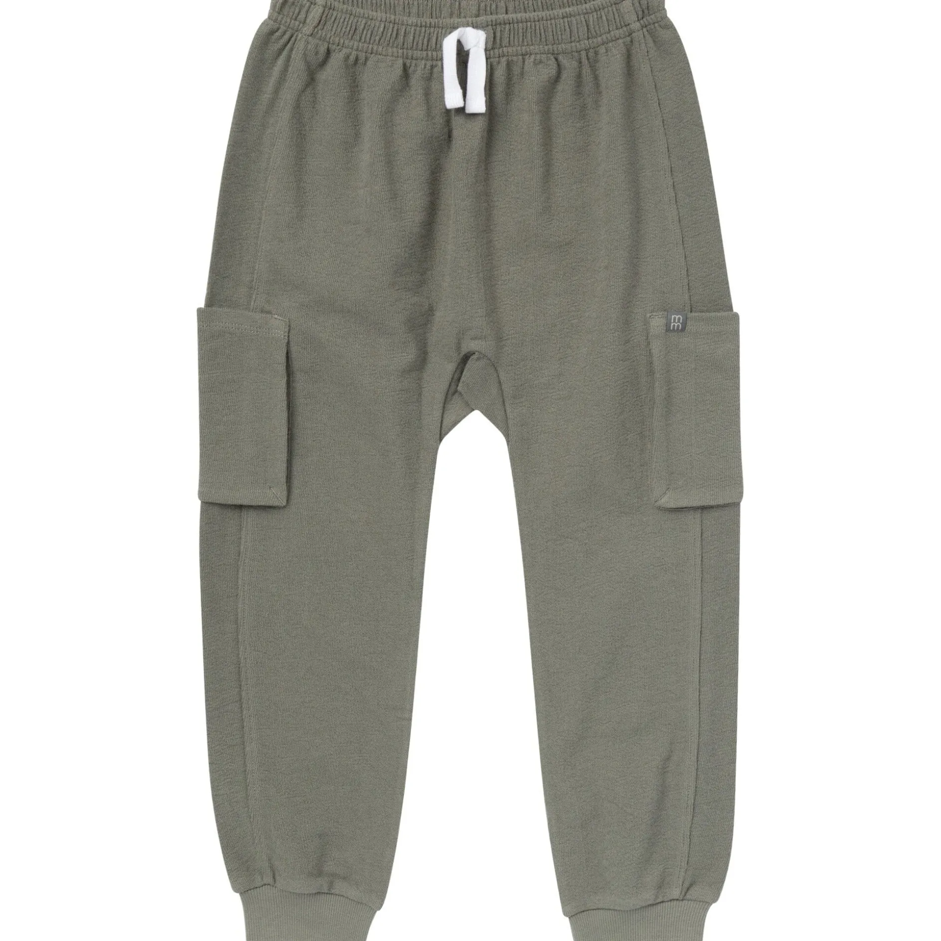 Boys Dark Green Cargo Pocket Sweatpants