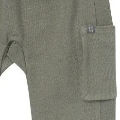 Boys Dark Green Cargo Pocket Sweatpants