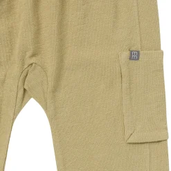Boys Olive Cargo Pocket Sweatpants