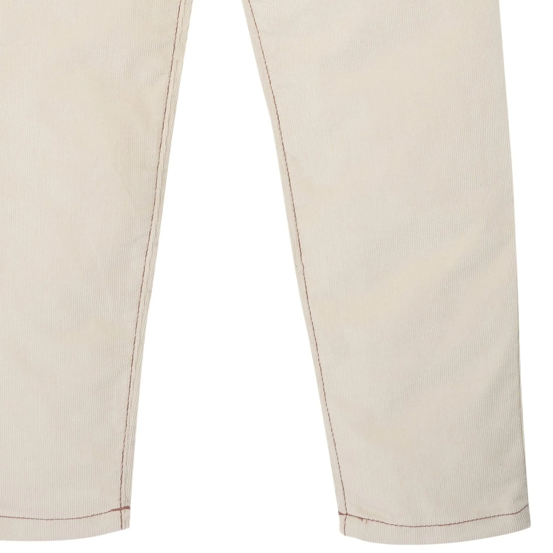 Boys Oyster Gray Corduroy Pants