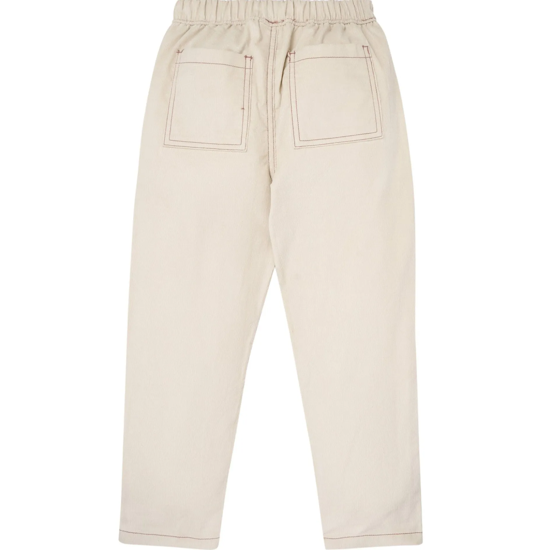 Boys Oyster Gray Corduroy Pants