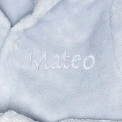 Embroidered Baby Boys Shark Robe