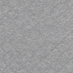 Embroidered Baby Neutral Grey Heather Quilted Jersey Wearable Blanket