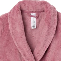 Embroidered Infant & Toddler Girls Rose Shawl Collar Robe