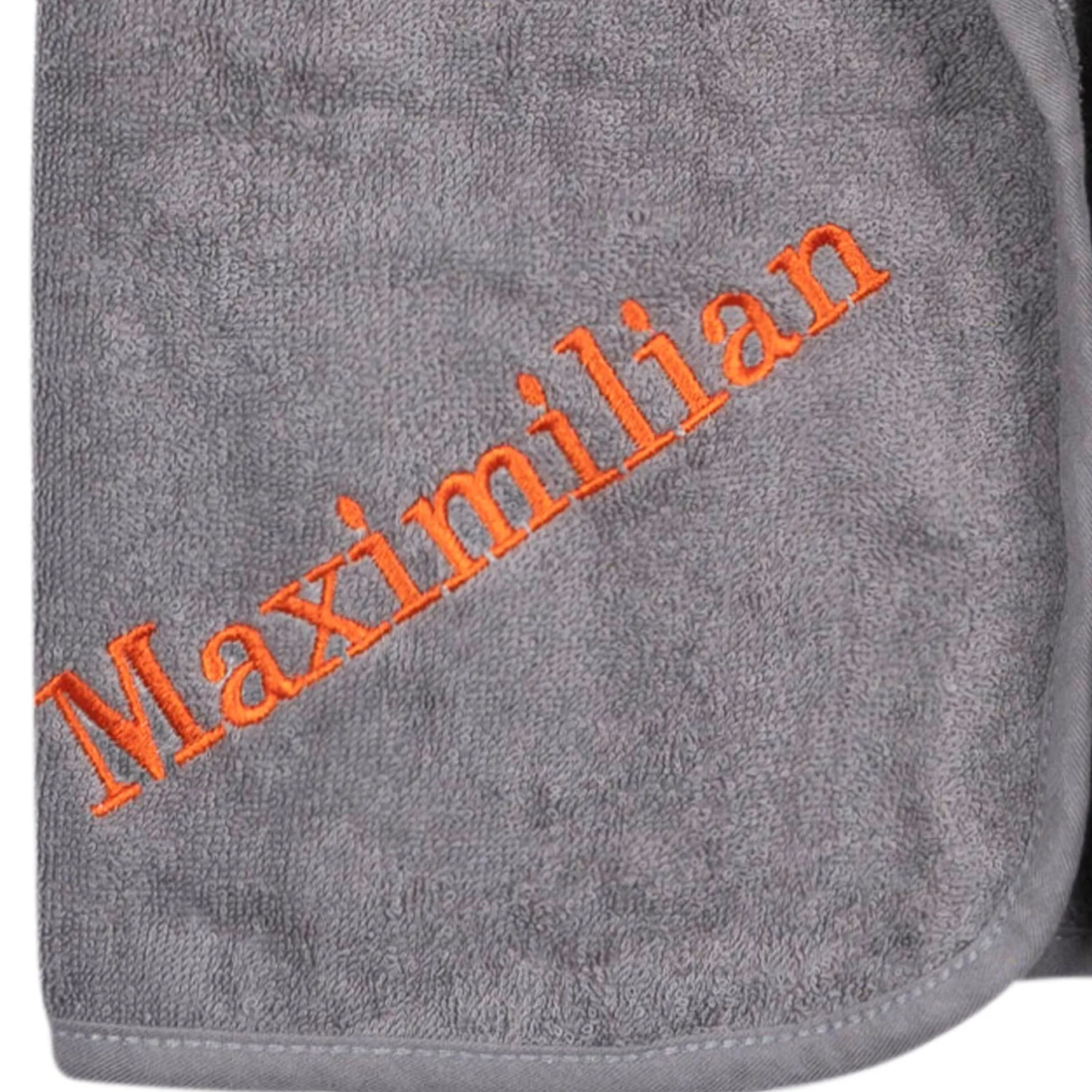 Embroidered 4-Piece Baby Boys Charcoal Dino Towel & Washcloths Set