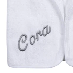 Embroidered 4-Piece Baby Neutral Zebra Towel & Washcloths