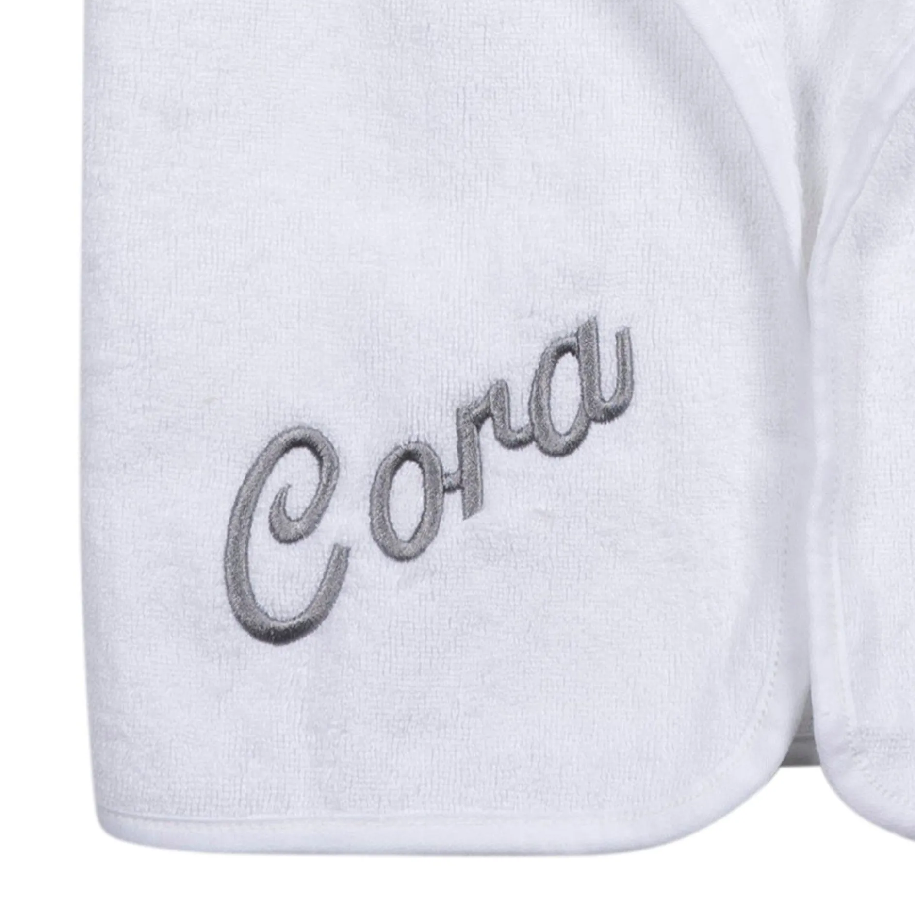 Embroidered 4-Piece Baby Neutral Zebra Towel & Washcloths