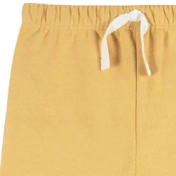 Embroidered 2-Piece Infant & Toddler Neutral Yellow Sweatshirt & Pant Set