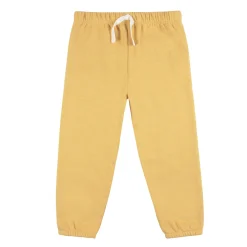 Embroidered 2-Piece Infant & Toddler Neutral Yellow Sweatshirt & Pant Set