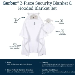 Embroidered 2-Piece Lamb Wearable Blanket & Security Blanket Set