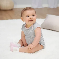 Gerber® 8-pack Baby Girls' Bunny Short Sleeve Onesies® Bodysuits
