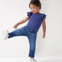 Infant and Toddler Neutral Blue Straight Fit Denim Jeans