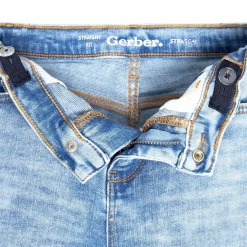 Infant and Toddler Neutral Light Blue Straight Fit Denim Jeans