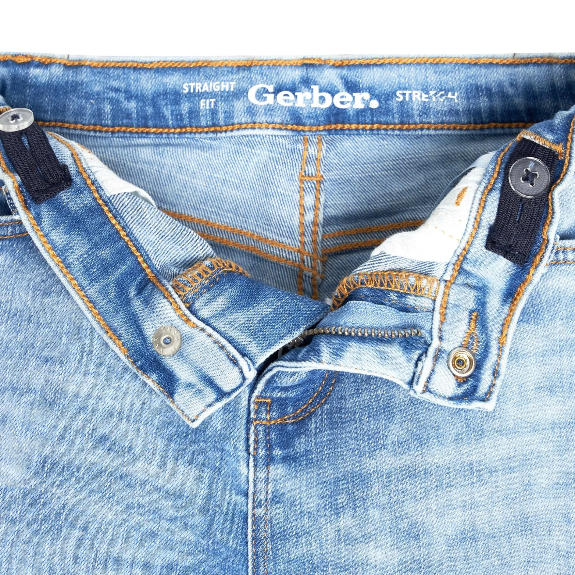 Infant and Toddler Neutral Light Blue Straight Fit Denim Jeans