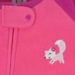 Infant Girls Fox Fleece Pajamas