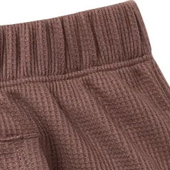 Infant & Toddler Boys Brown Harem Kangaroo Pocket Shorts