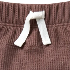 Infant & Toddler Boys Brown Harem Kangaroo Pocket Shorts