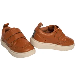 Infant & Toddler Boys Brown Wingtip Sneaker