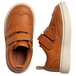 Infant & Toddler Boys Brown Wingtip Sneaker