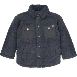 Infant & Toddler Boys Dark Gray Sherpa Jacket