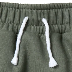 Infant & Toddler Boys Dark Green Harem Shorts